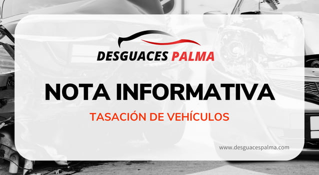 Nota informativa tasaciones